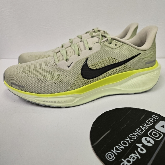 Nike Air Zoom Pegasus 41 Olive Aura Barely Volt FD2722-303 Men's Size 11 - Picture 4 of 8